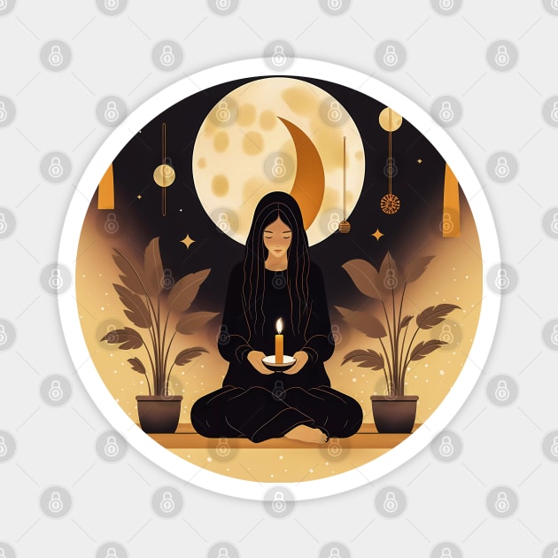 Witchy Vibes 02 Magnet by ShopBuzz